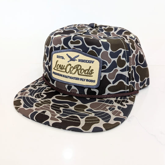 LOWCO BIRD PATCH,  BAYOU BREAKUP DUCK CAMO