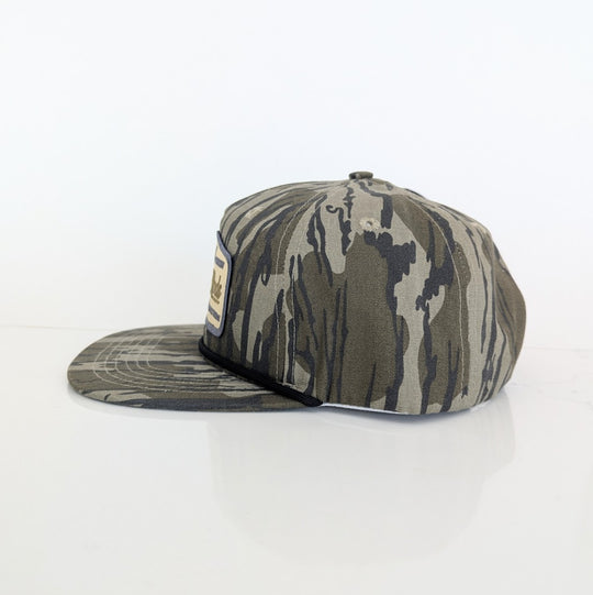 LOWCO BIRD PATCH, LOST HAT CO, MOSSY OAK BOTTOMLAND CAMO