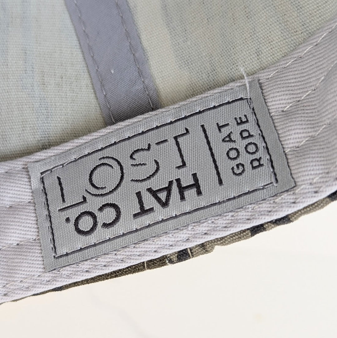 LOWCO BIRD PATCH, LOST HAT CO, MOSSY OAK BOTTOMLAND CAMO