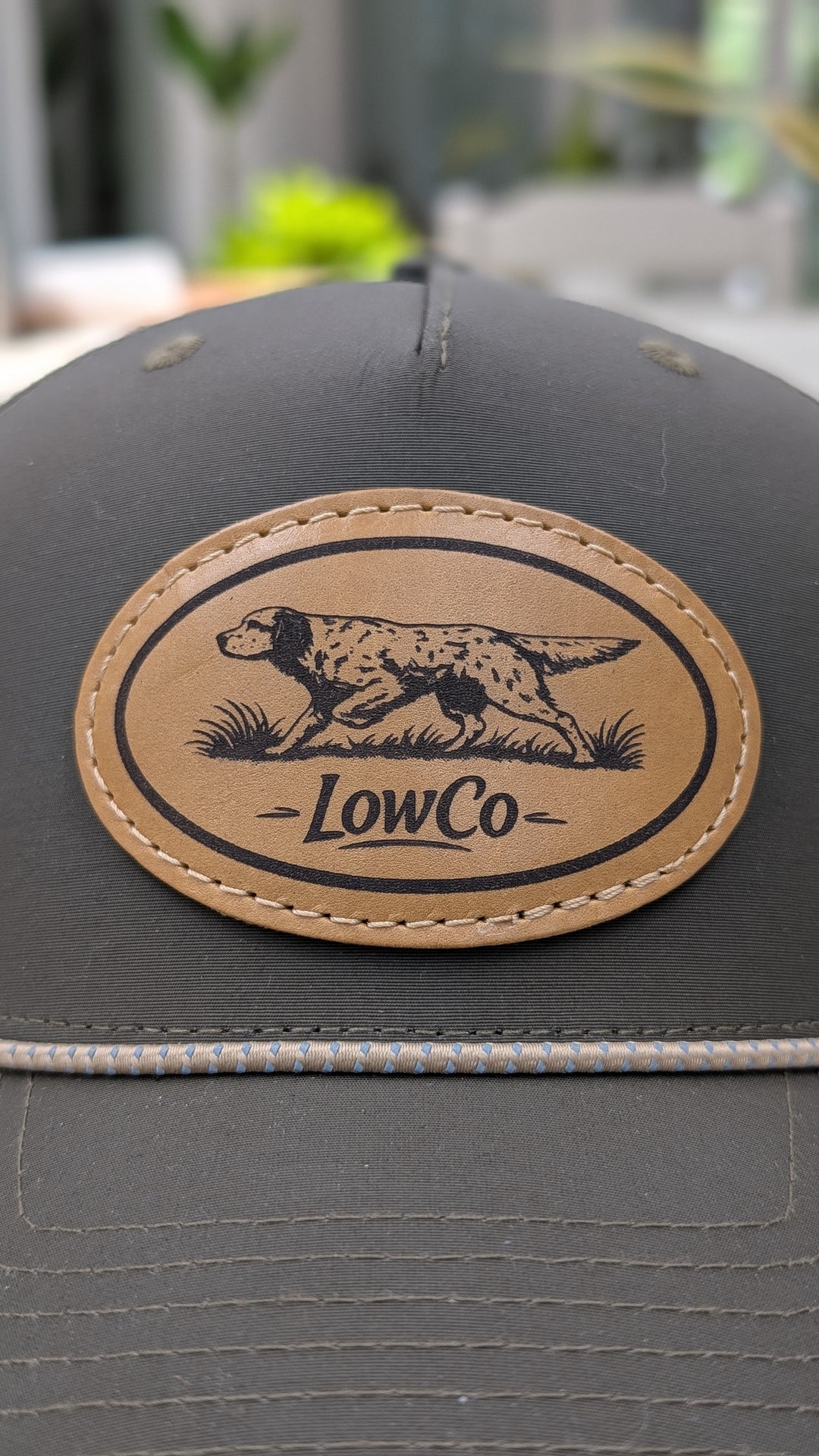 LowCo English Setter, Upland Hunting Hat, Richardson Lazer Perf 355, "Bentley"