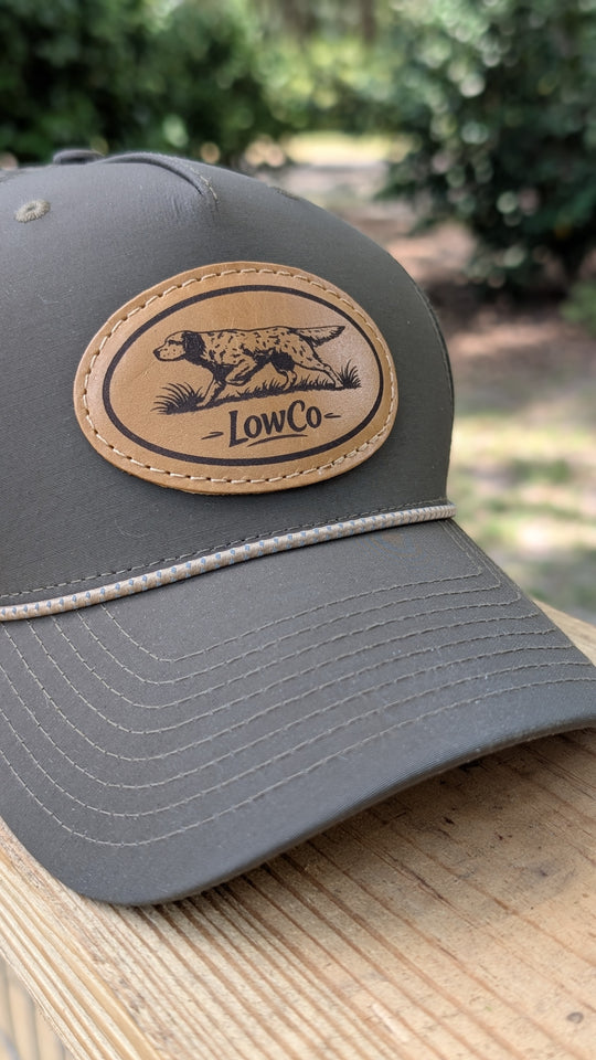 LowCo English Setter, Upland Hunting Hat, Richardson Lazer Perf 355, "Bentley"