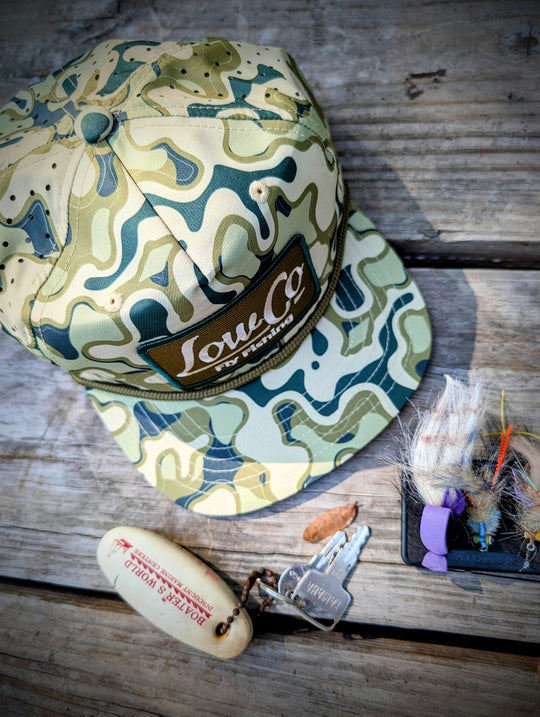 LOWco Fly Fishing Patch Hat  - SOBRO The Marina Ultralight - Perforated - Willis