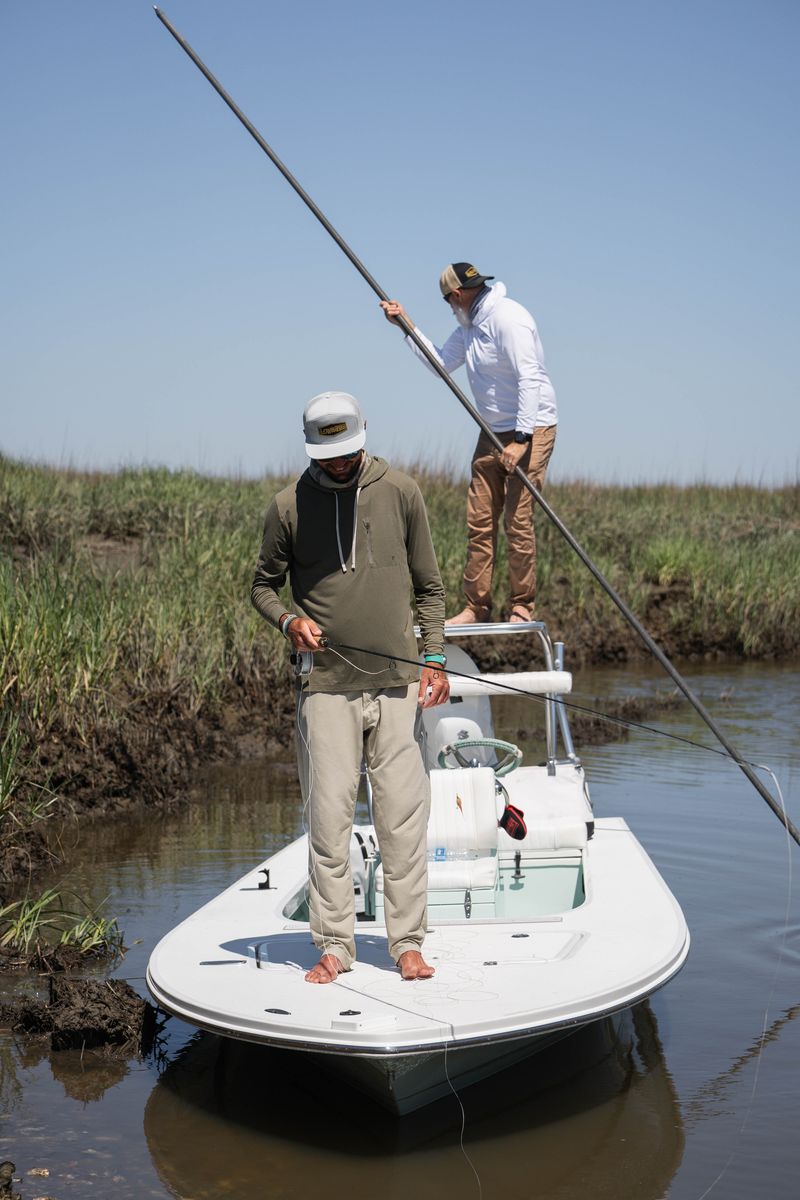 Fishing saltwater fly rod